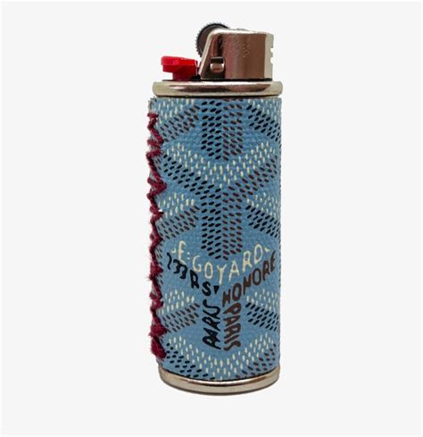 authentic goyard lighter sleeve|authentic goyard bag lining.